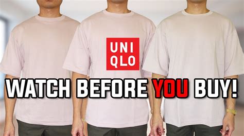 uniqlo airism t-shirt size chart